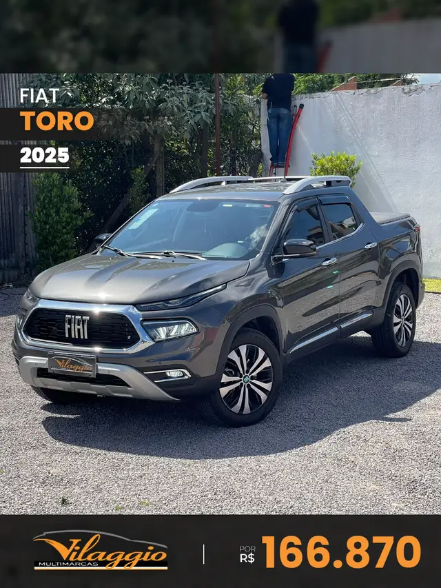 Carro Fiat Toro 2025 Volcano 1.3 Turbo 270