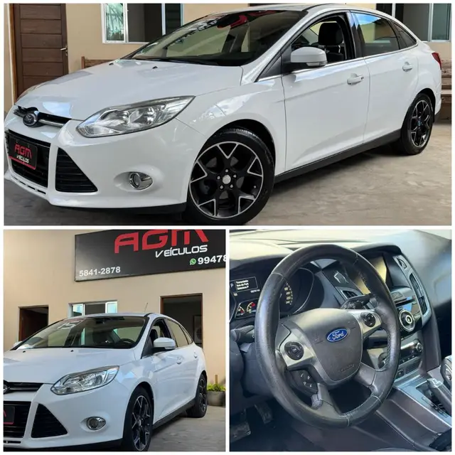 Carro Ford Focus Sedan 2015 Titanium Plus 2.0 16V PowerShift (Aut)