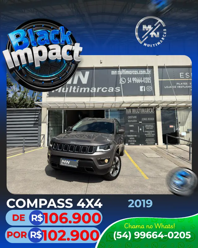 Carro Jeep Compass 2019 2.0 TDI Longitude 4WD (Aut)