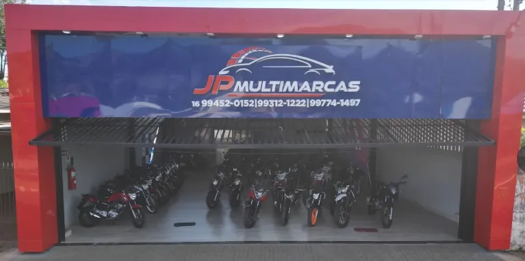 Fachada da loja J.P. Multimarcas - São Simão - SP