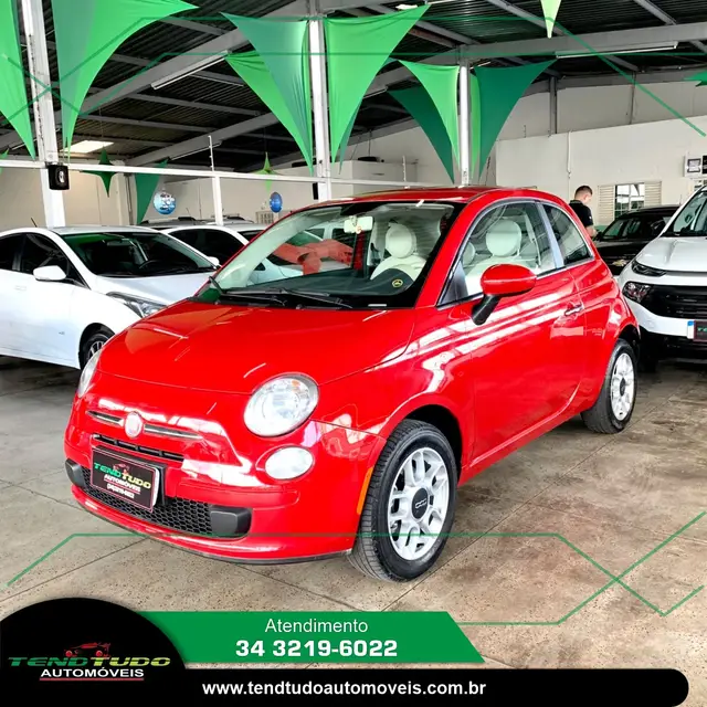 Carro Fiat 500 2013 Cult 1.4 8V