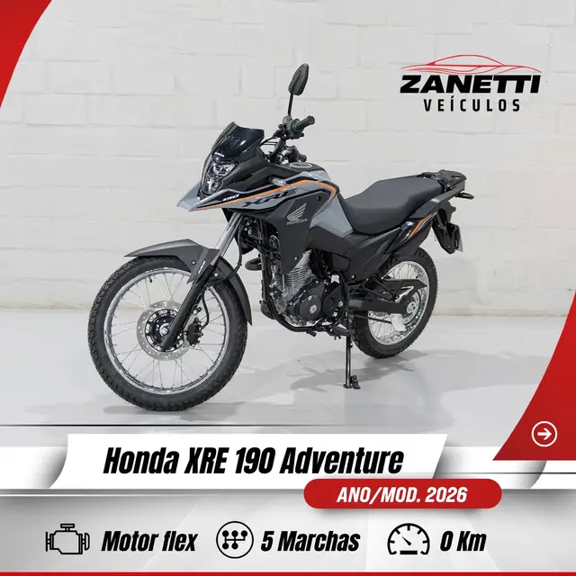 Moto Honda XRE 190 2026 Adventure