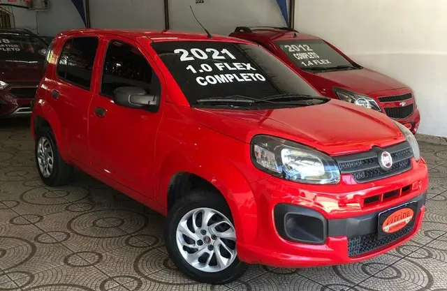 Carro Fiat Uno 2021 Attractive 1.0