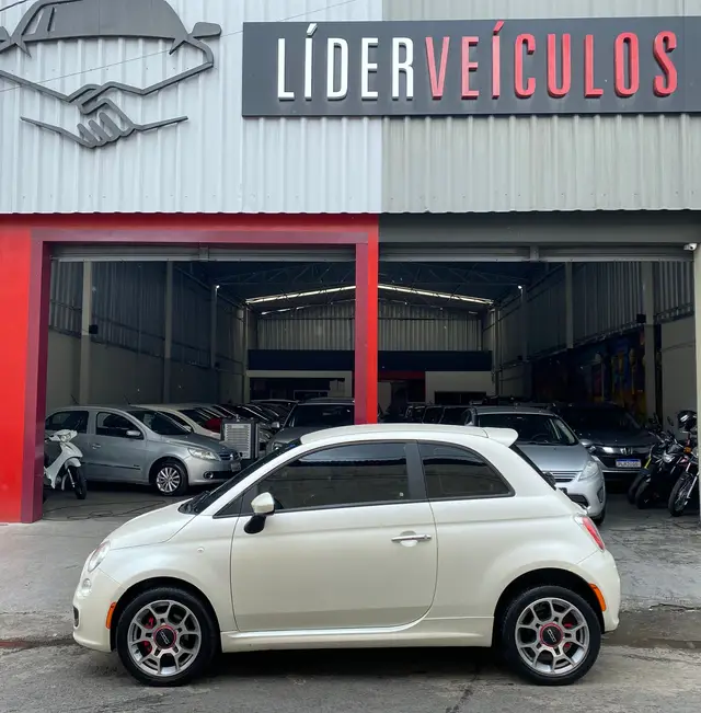 Carro Fiat 500 2014 Sport Air 1.4 Multiair (Aut)