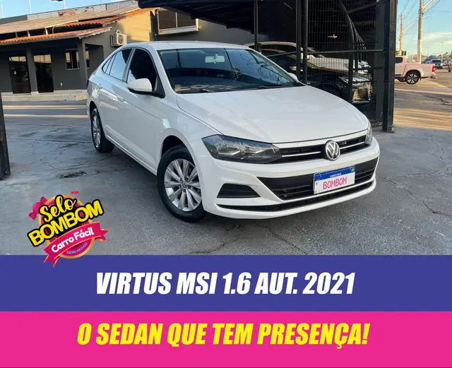 Carro Volkswagen Virtus 2021 1.6 MSI (Flex) (Aut)