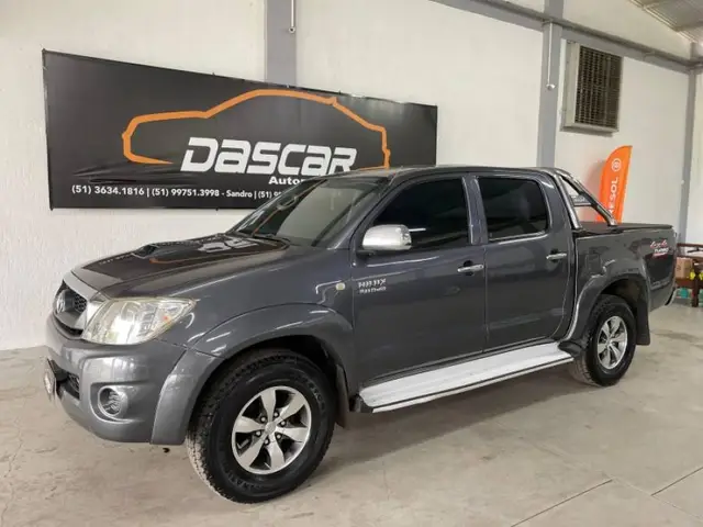 Carro Toyota Hilux Cabine Dupla 2009 Hilux SRV 4x4 3.0 (cab. dupla)