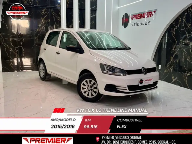 Carro Volkswagen Fox 2016 1.0 MPI Trendline (Flex)