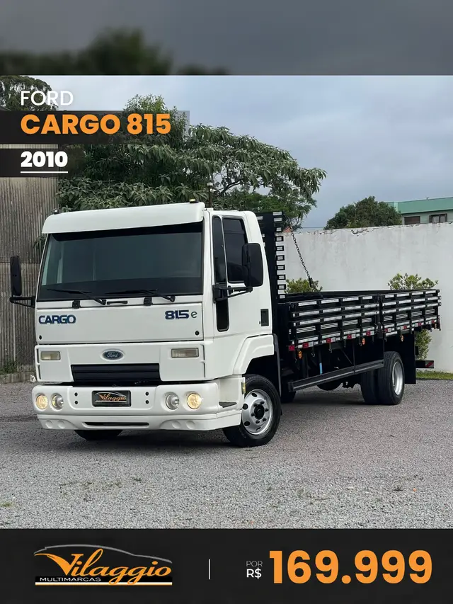 Caminhão Ford Cargo 815 t 2010 Cargo 815-T 4X2 (Eletronico)