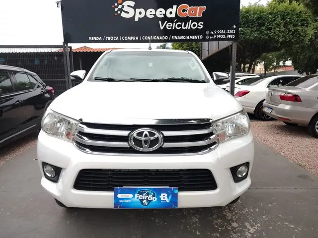 Carro Toyota Hilux Cabine Dupla 2017 Hilux 2.7 SRV CD 4x4 (Flex) (Aut)