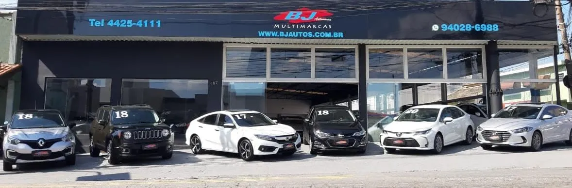 Fachada da loja Veículos à venda em B J Automóveis - Santo André - SP