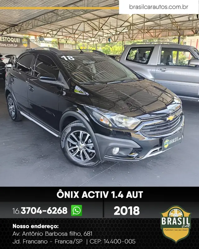 Carro Chevrolet Onix 2018 1.4 Activ SPE/4 (Aut)
