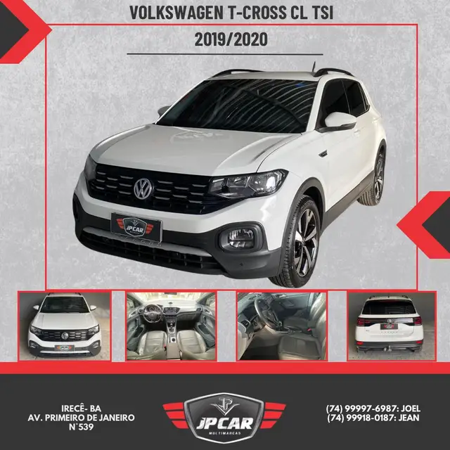 Carro Volkswagen T-Cross 2020 1.0 200 TSI Comfortline (Aut) (Flex)