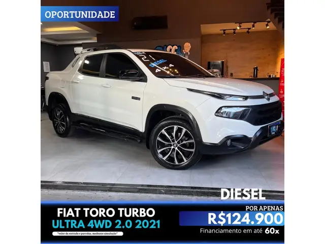Carro Fiat Toro 2021 Ultra 2.0 16V 4x4 Diesel Aut.