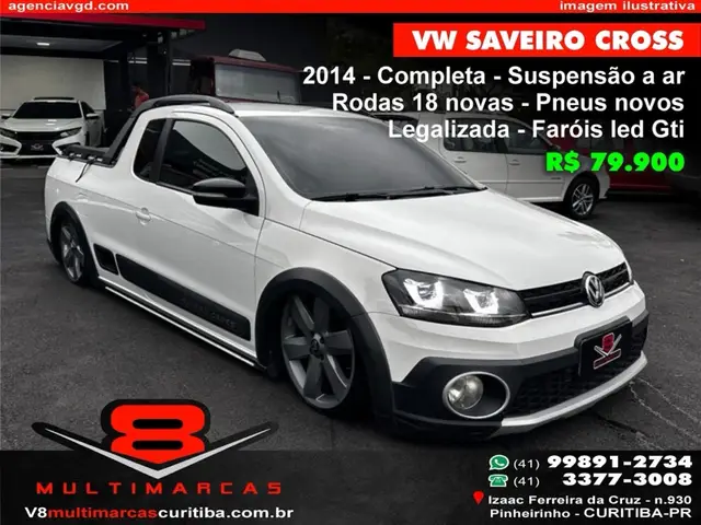 Carro Volkswagen Saveiro 2014 Cross 1.6 (Flex) (cab. estendida)