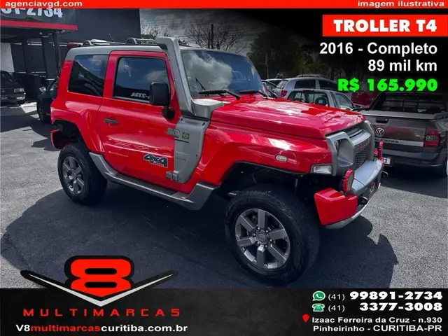 Carro Troller T4 2016 3.2 XLT Diesel