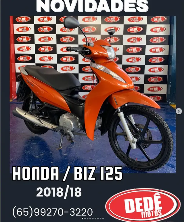 Moto Honda Biz 125 2018 ES