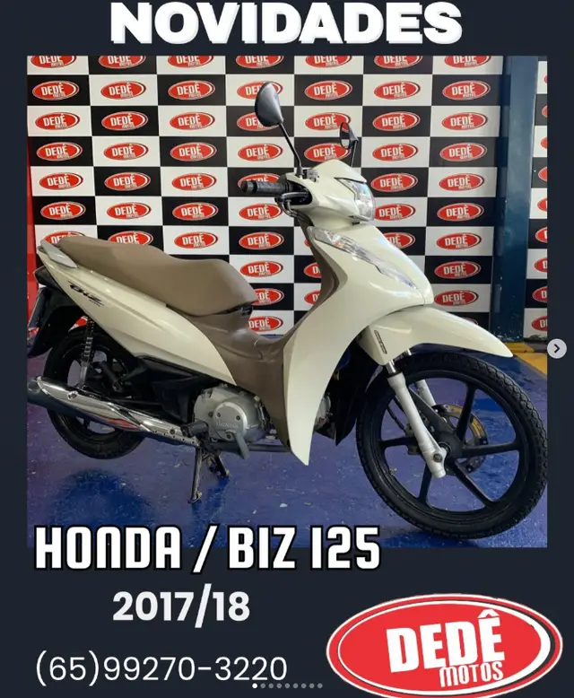 Moto Honda Biz 125 2018 ES