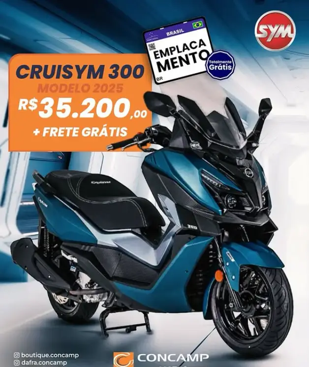 Moto Dafra Cruisym 2026 150 CBS
