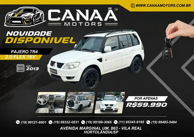 Carro Mitsubishi Pajero TR4 2013 2.0 16V 4x2 (Flex)