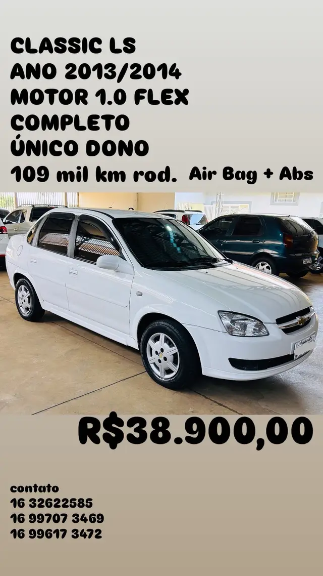 Carro Chevrolet Classic 2014 LS VHC E 1.0 (Flex)