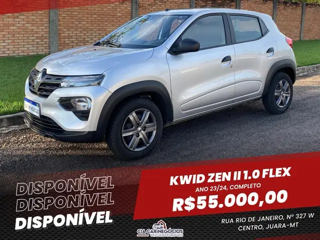 Carro Renault Kwid 2024 Zen 1.0 12v SCe (Flex)