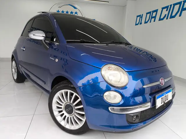 Carro Fiat 500 2010 Lounge 1.4 16V