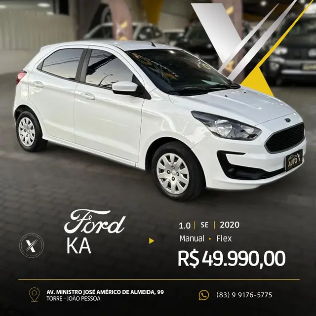 Carro Ford Ka 2020 1.0 SE (Flex)