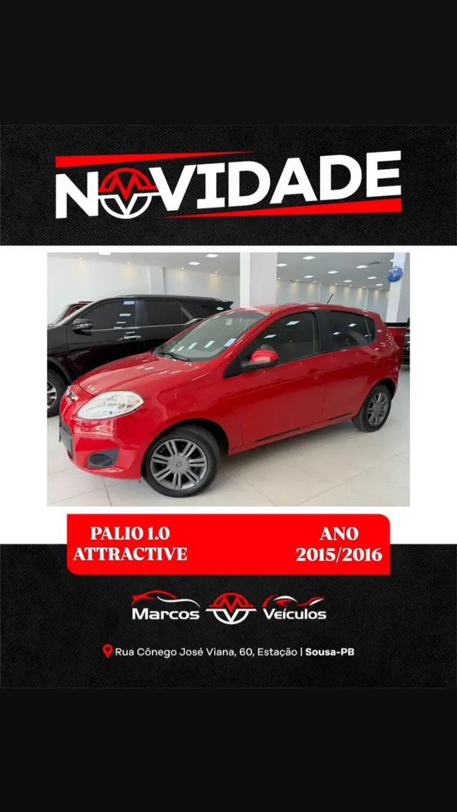 Carro Fiat Palio 2016 Attractive 1.0 Evo (Flex)