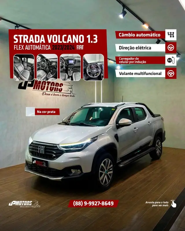 Carro Fiat Strada 2024 Volcano 1.3 Flex 8V CD Aut.