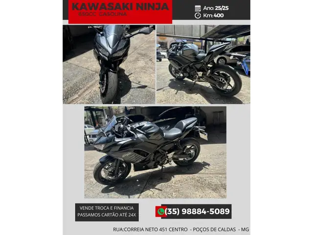 Moto Kawasaki Ninja 2025 ZX-6R