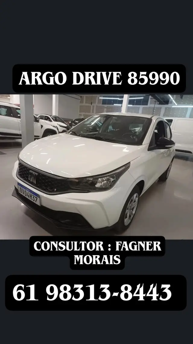 Carro Fiat Argo 2026 Drive 1.0