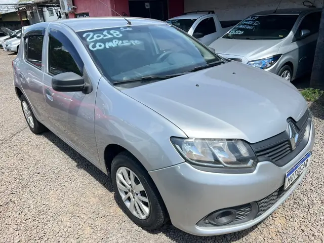 Carro Renault Sandero 2018 Authentique 1.0 12V SCe (Flex)