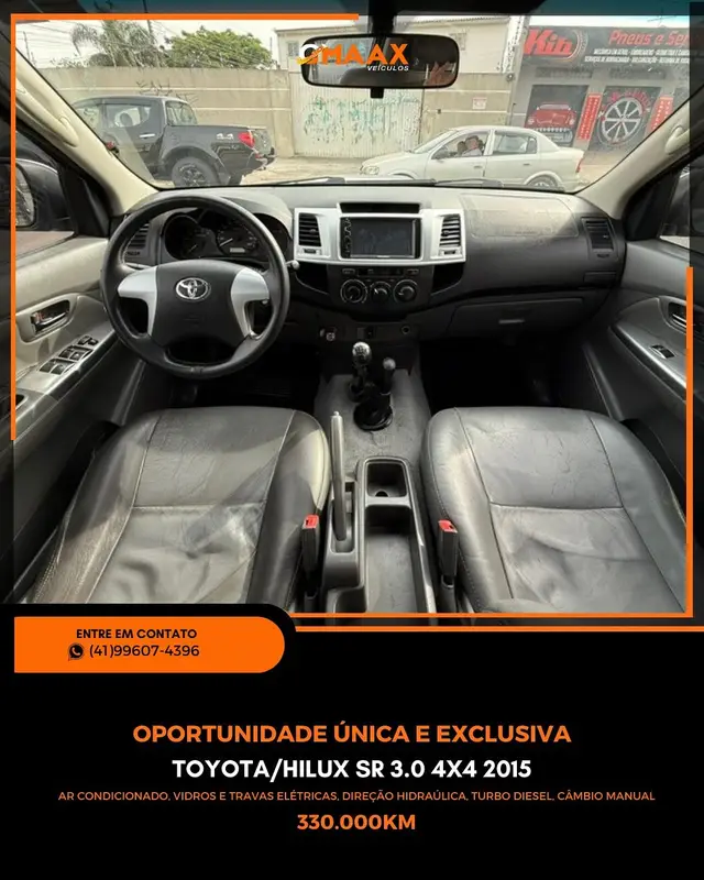 Carro Toyota Hilux Cabine Dupla 2015 Hilux 3.0 TDI 4x4 CD SR (Aut)