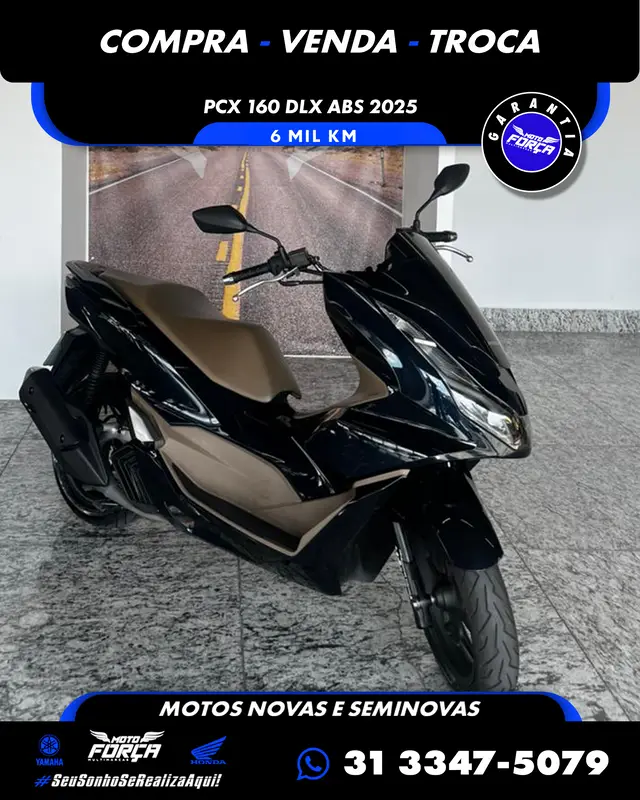 Moto Honda PCX 160 2025 DLX ABS