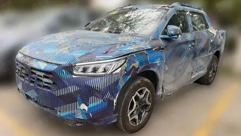 Nova picape da BYD revela suspensão de Toro e interior de Song Pro e Plus