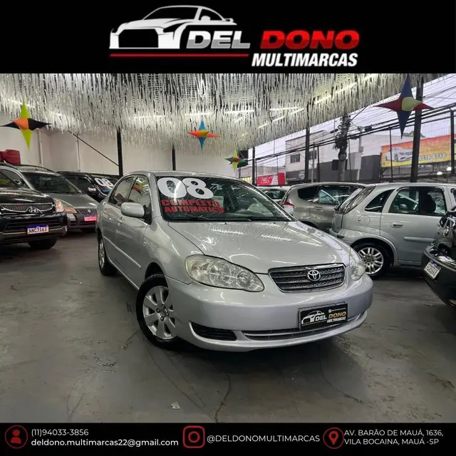Carro Toyota Corolla 2008 Sedan XEi 1.8 16V (flex)