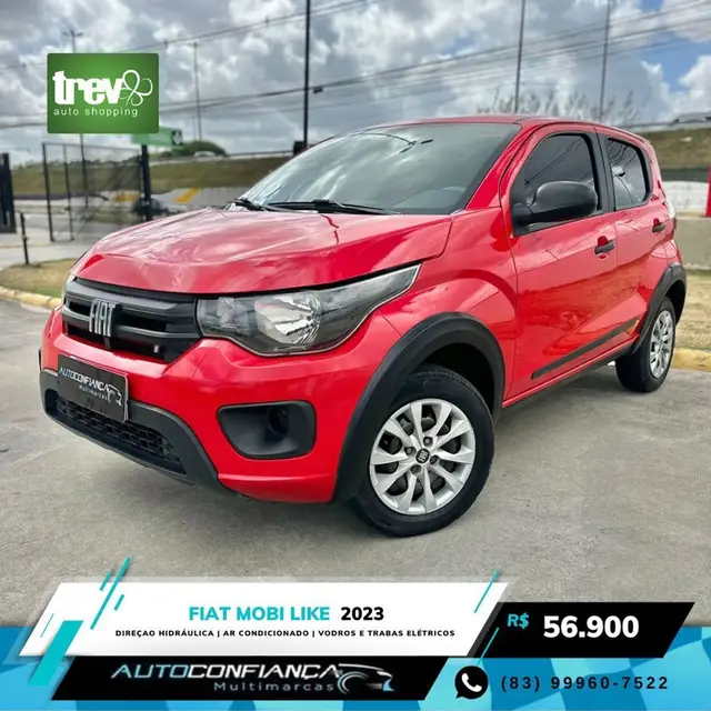 Carro Fiat Mobi 2023 Like 1.0 (Flex)