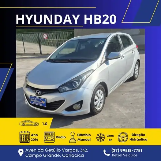 Carro Hyundai HB20 2014 1.0 Comfort (Flex)