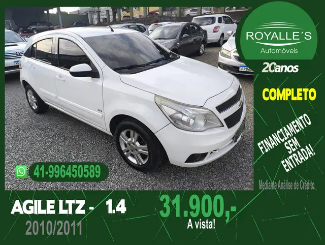 Carro Chevrolet Agile 2011 LTZ 1.4 8V (Flex)