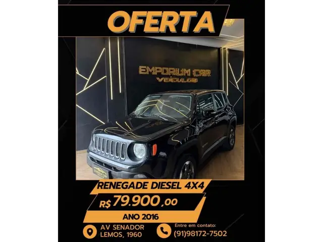 Carro Jeep Renegade 2016 Sport 2.0 TDI 4x4 (Aut)