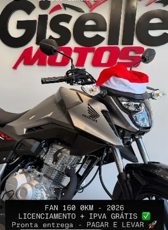 Moto Honda CG 160 2026 Fan