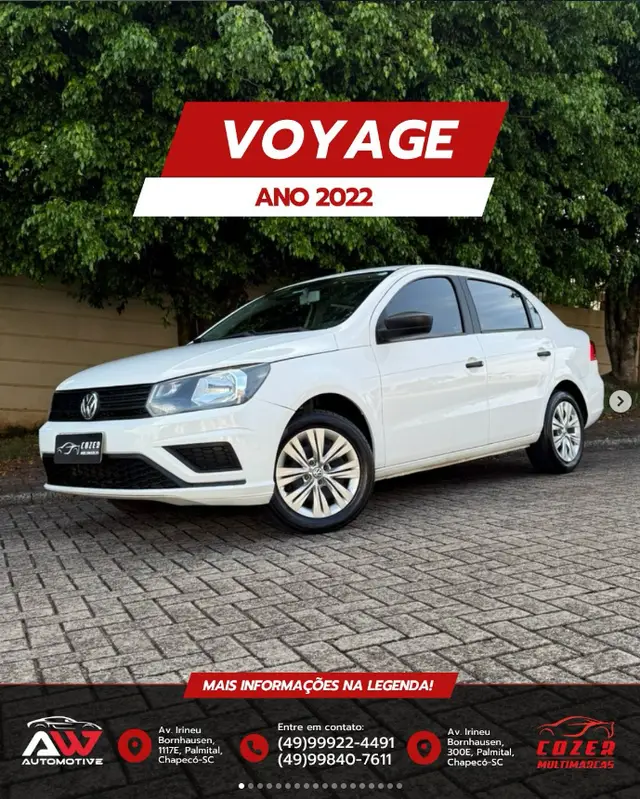 Carro Volkswagen Voyage 2022 1.6