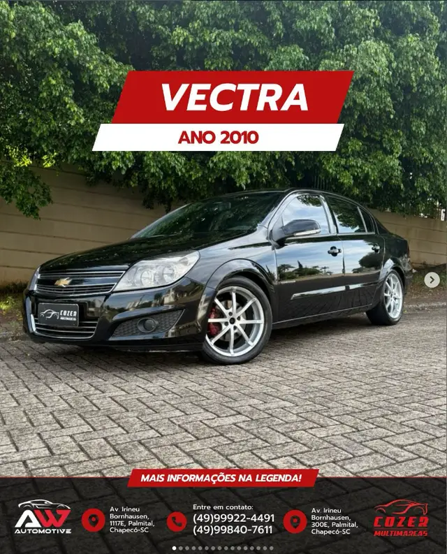 Carro Chevrolet Vectra 2010 Elegance 2.0 (Flex)