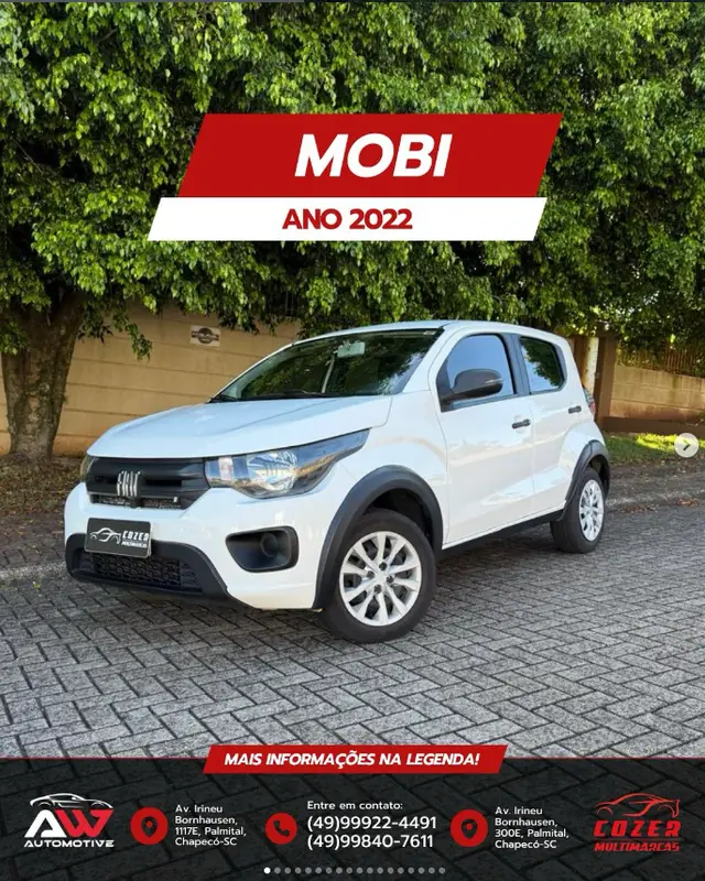 Carro Fiat Mobi 2022 Trekking 1.0 (Flex)