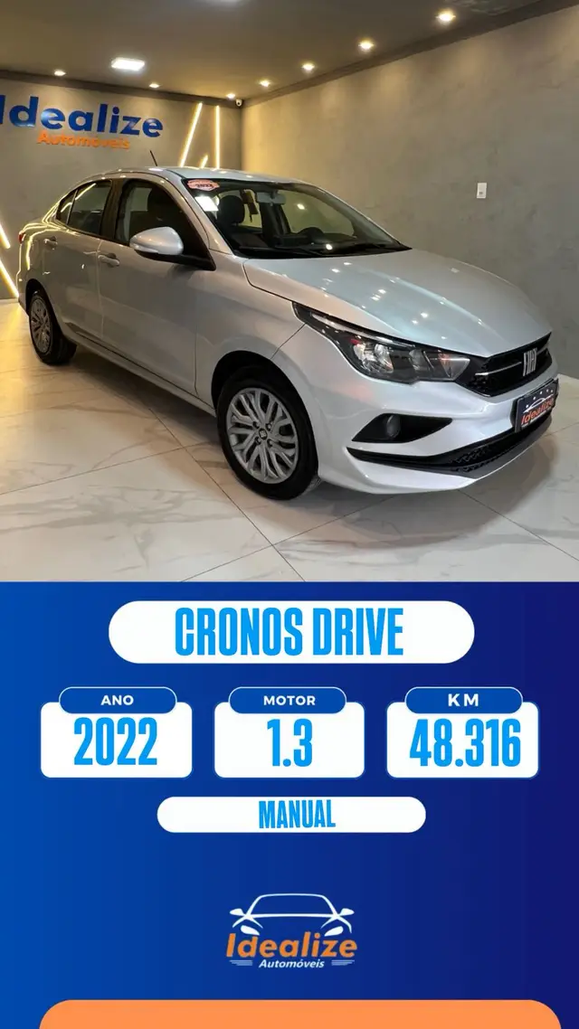 Carro Fiat Cronos 2022 1.3