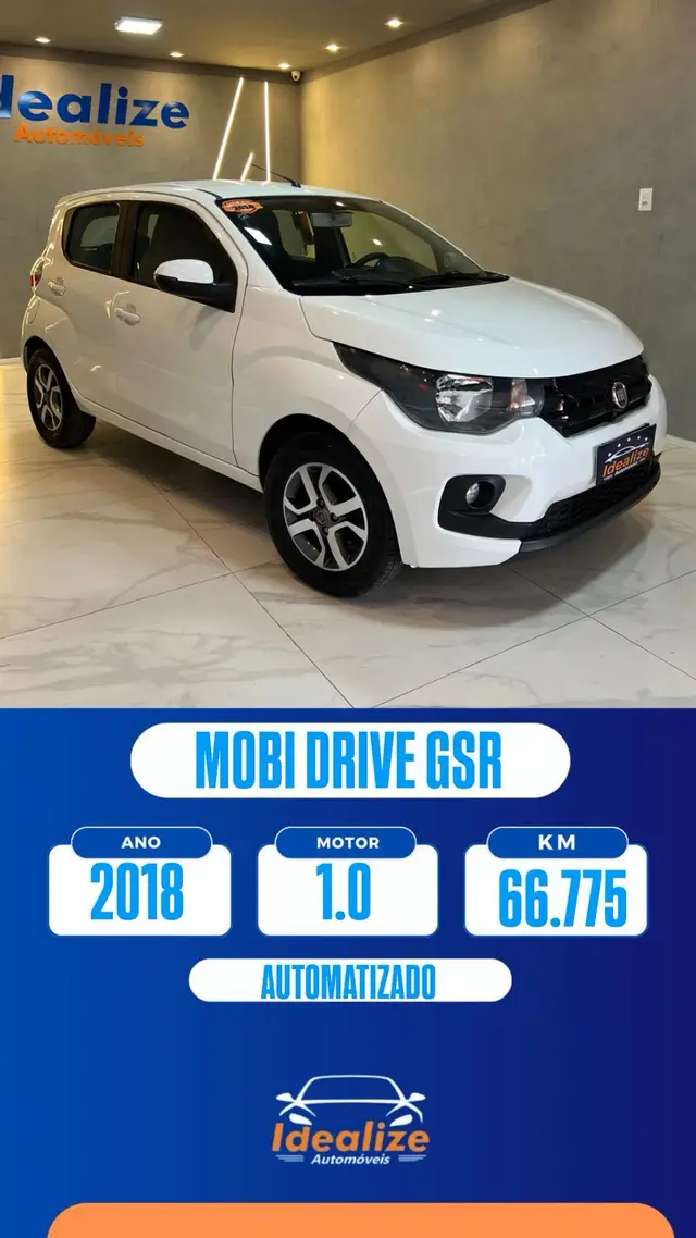 Carro Fiat Mobi 2018 FireFly Drive GSR 1.0 (Flex)