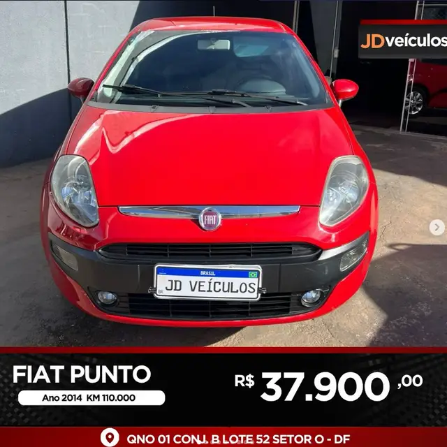 Carro Fiat Punto 2014 Attractive 1.4 (Flex)