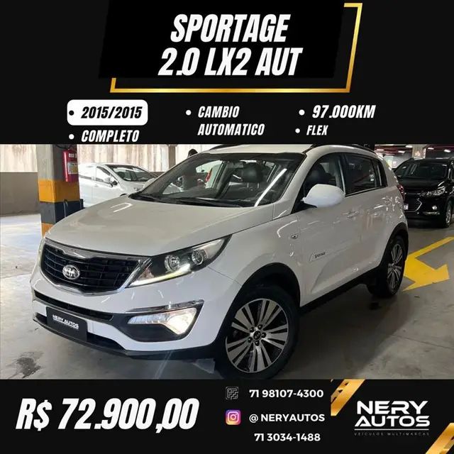Carro Kia Sportage 2015 LX 2.0 (Flex) (Aut) P574