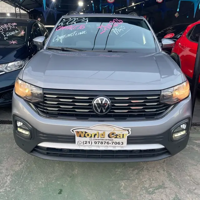 Carro Volkswagen T-Cross 2024 1.0 200 TSI Comfortline (Aut) (Flex)