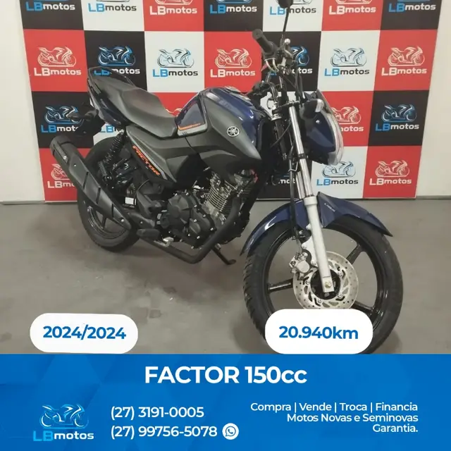 Moto Yamaha YBR 150 Factor 2024 150i ED